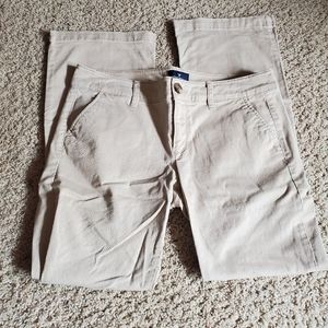 American Eagle Kick Boot Khaki Pants